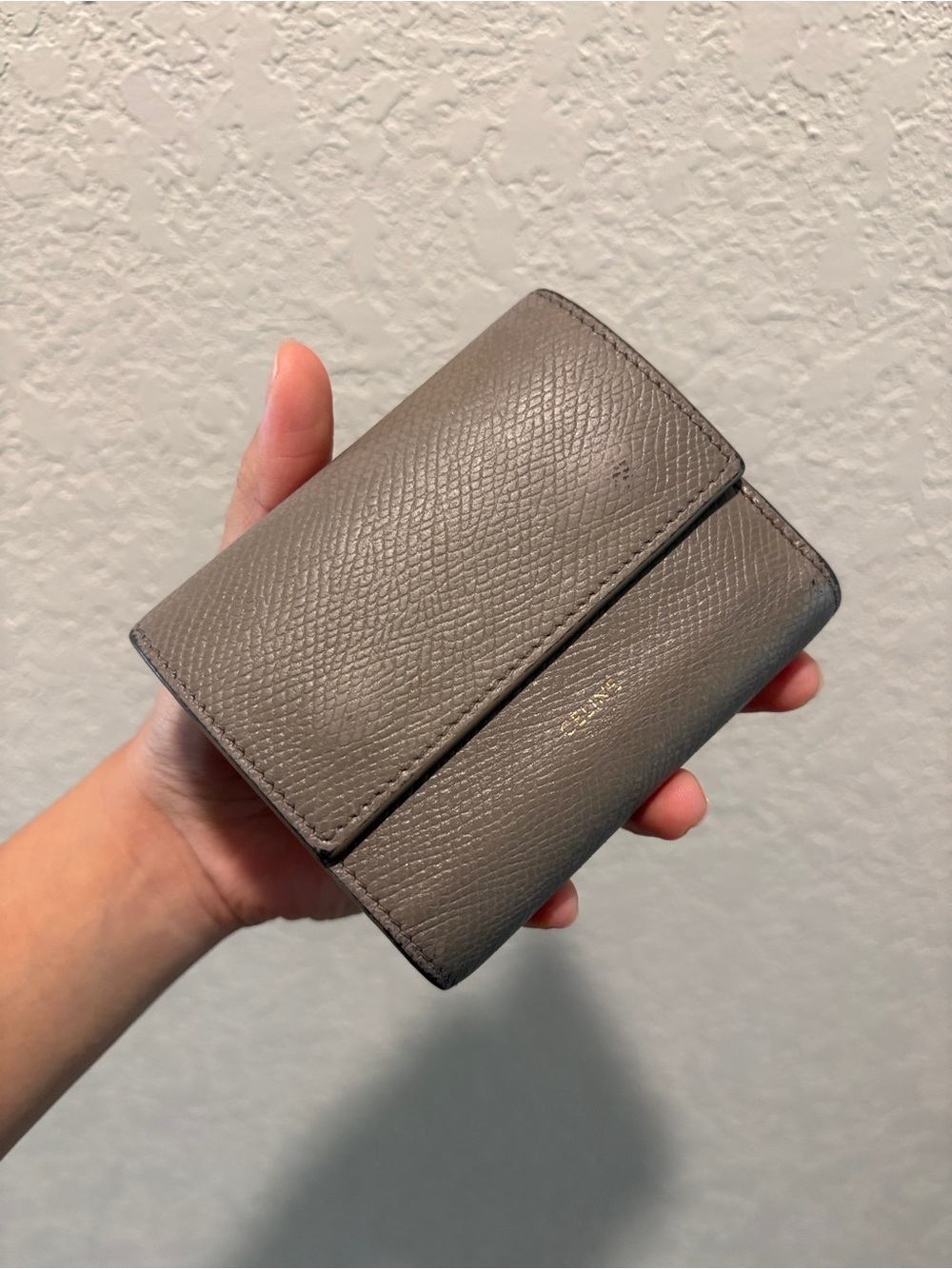 Celine Grey Trifold Leather
Compact Wallet